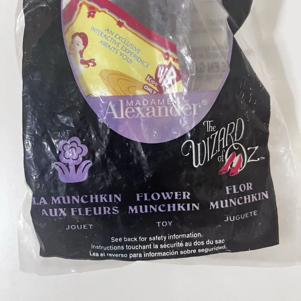 McDonald's Wizard of Oz Flower Munchkin Happy Meal Toy Madame Alexander #9 2008